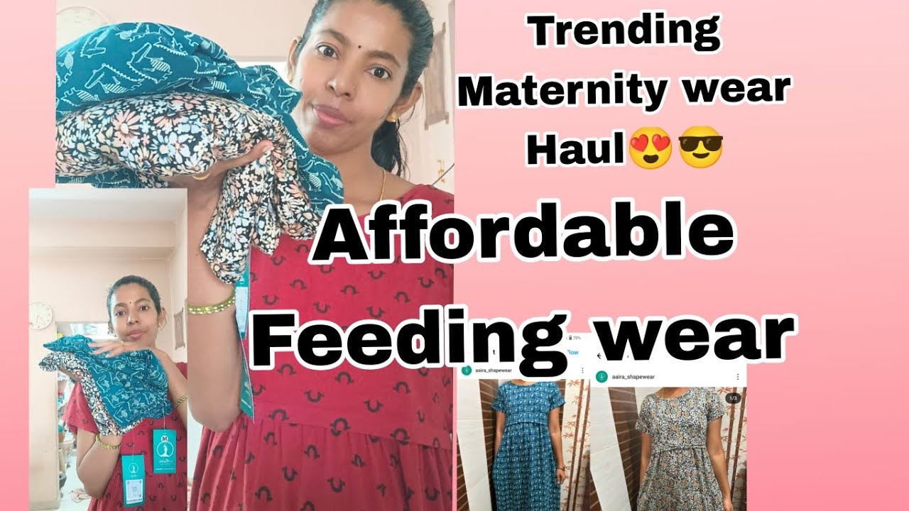 Trending Zipless Feeding wear🙂 Maternity Loungewear#trending #  #shortsvideo #viral #unboxing 