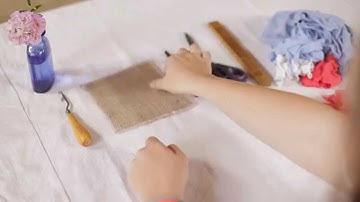 How To Make a Rag Rug - Shaggy Method