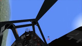 Flat Scissors Maneuver - 109K-4 vs 109K-4 (Aces High)