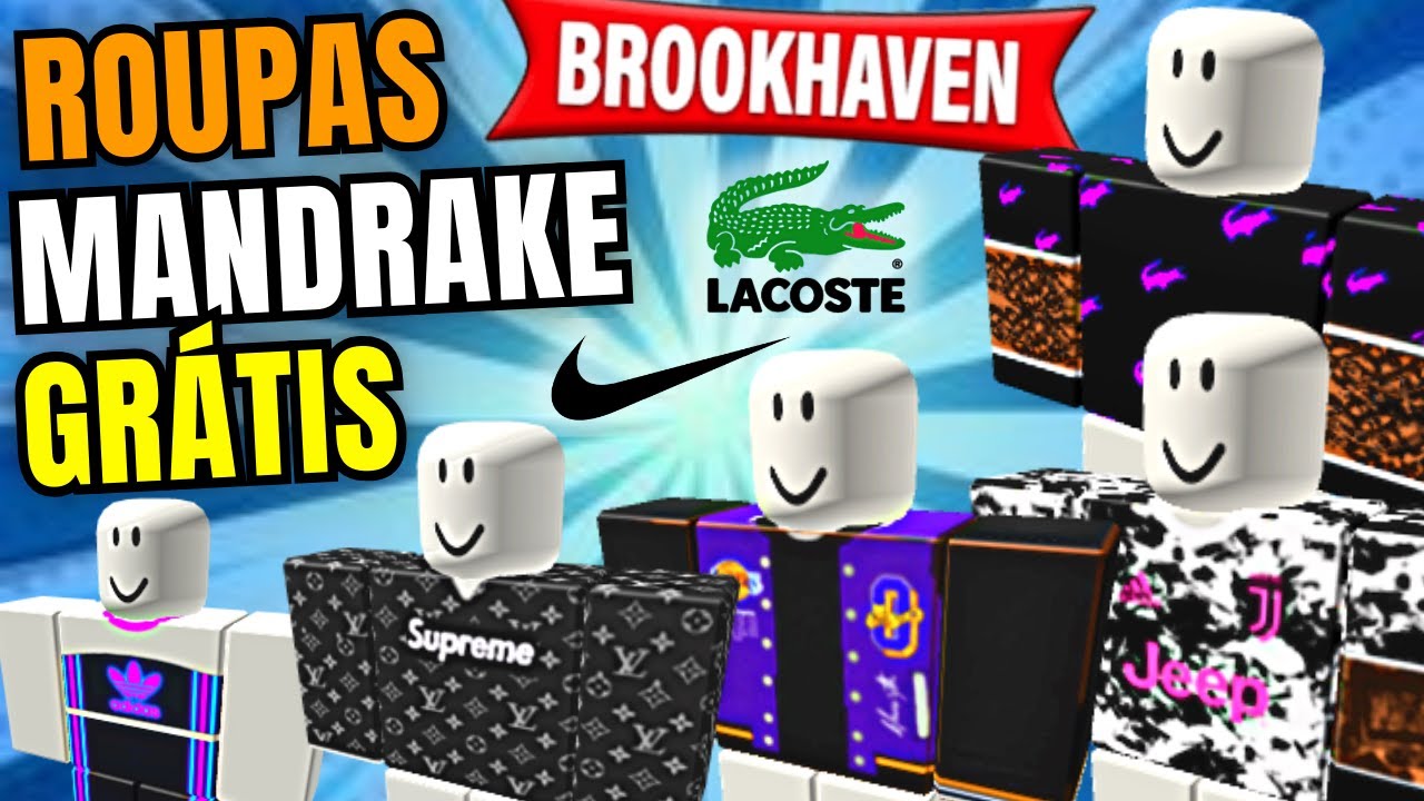 Pegue GRÁTIS Roupas Mandrake no Brookhaven e Bloxburg - Roblox