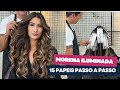 Mechas Morena Iluminada | 15 PAPEIS passo a passo.