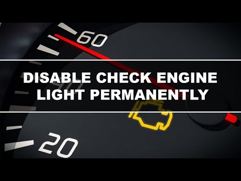 4 Step Guide On How to Disable Check Engine Light Permanently