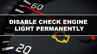 4 Step Guide On How to Disable Check Engine Light Permanently