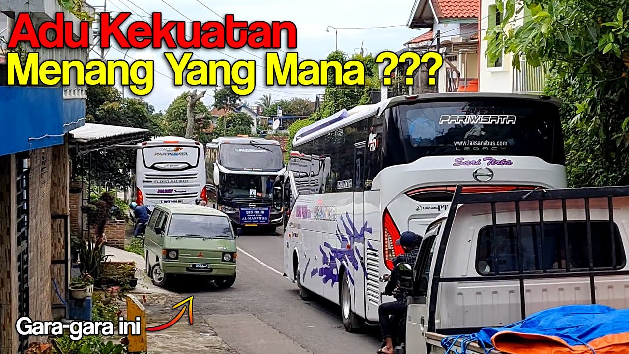 Adu Kekuatan Bus SR2 di Tanjakan Muria, menang yang mana ?