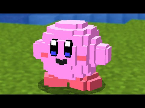 カービィに変身してコピー能力を使うマインクラフト【マイクラ】【自作MODクラフト＃３】