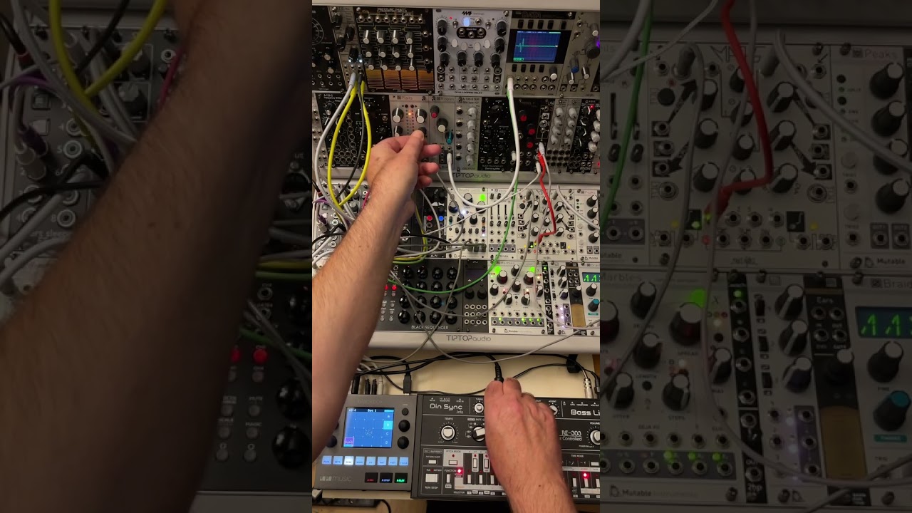 Watch Eurorack Jam with 1010 Blackbox, Erica Black Sequencer, Qu-Bit Mojave, RE-303 and Mutable Beads. on YouTube Watch Eurorack Jam with 1010 Blackbox, Erica Black Sequencer, Qu-Bit Mojave, RE-303 and Mutable Beads. on YouTube