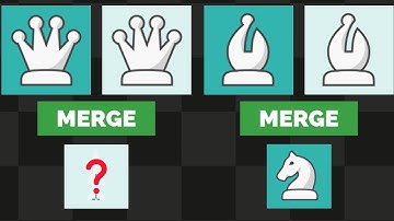 Chess but merge pieces
