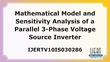Mathematical Model and Sensitivity Analysis of a Parallel 3-Phase Voltage Source Inverter