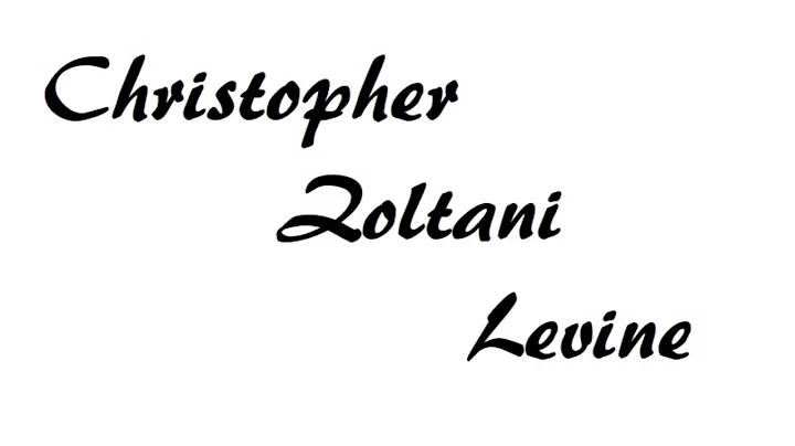 Christopher Zoltani Levine