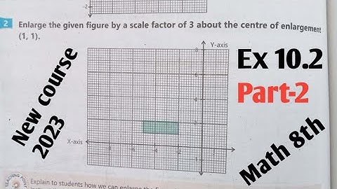 Exercise 10.2 unit 10 Geometry class 8 Math Enlargement part-2| New course kpktbb and ptb 2023 SNC
