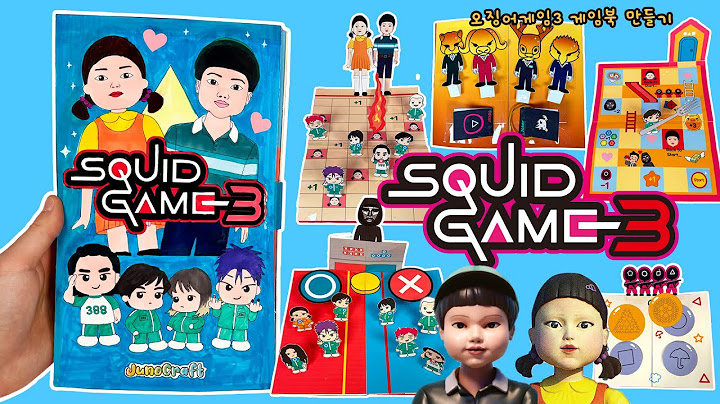 Making New Squid Game3⁉️game book📘 free printable✨