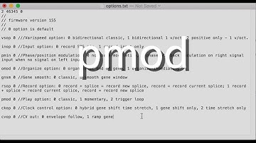 MG155 Firmware update w/ User Definable Firmware Options: Play Mod Option (pmod)
