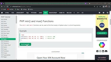 PHP Tutorial W3Shools || Tugas Pemrograman Web 2