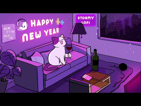 holiday lofi ~ chill lofi new year 2023 - lofi hip hop/cat lofi