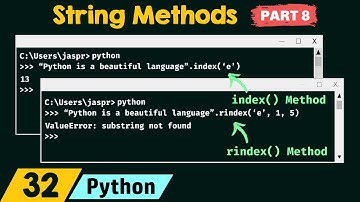 Stringmethoden in Python (deel 8)