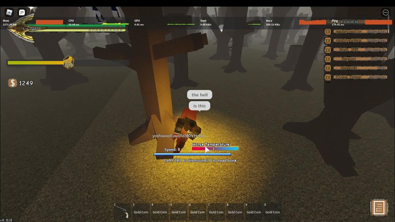 help my horse how to walk (YBA) YouTube