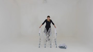 Curved Fabric pop-up - without graphic on the frame