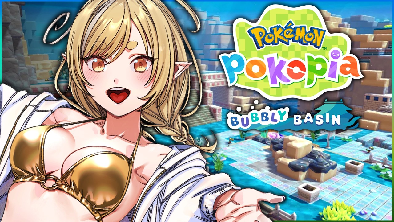 Bubbly Basin is HERE!!🌊【Pokémon Pokopia】Blind Playthrough