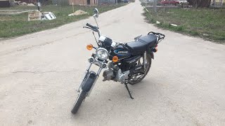 картинка: Подробный обзор мопеда Альфа 110 кубов! | Обзоры #21