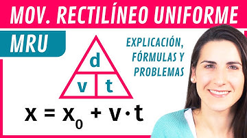 MRU Movimiento Rectilíneo Uniforme 🚗 Explicación, Fórmulas y Ejercicios