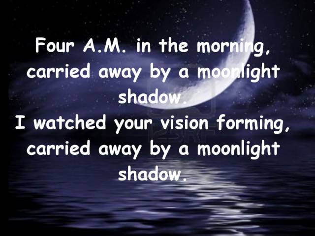 Groove Couverage - Moonlight Shadow (with lyrics) class=