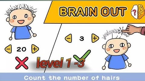 Brain Out Levels 1 -4  Walkthrough Solutionin Out – Level 1- 4 Gameplay.