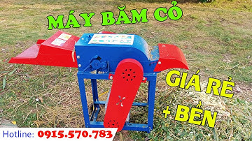 Review Máy Băm Cỏ 8 Dao Giá Rẻ, Bền Đẹp