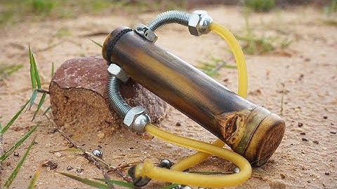 Making Unique Creative Bamboo Slingshot | DIY Bamboo Slingshot