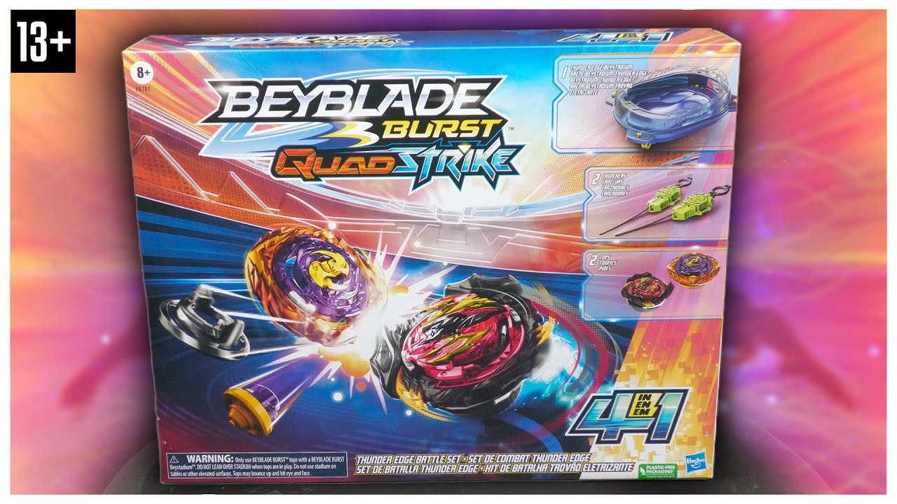 Beyblade Burst QuadStrike Reveals Season 7 Trailer & Thunder Edge