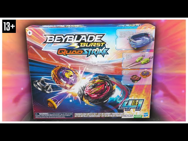 Hasbro Beyblade Burst Quadstrike Thunder Edge Battle Set