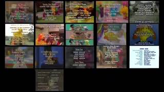 Barney Sesame Street Disney's Sing Along Songs & Blue's Clues Remix Credits w/Elmocize(2)