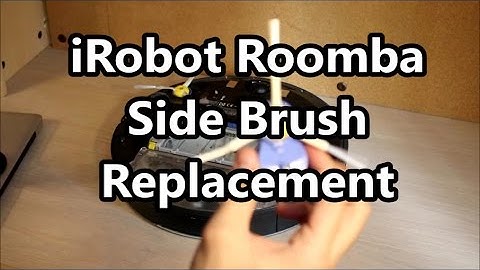 How to Replace a iRobot Roomba Side Brush Module For 500, 600, and 700 Series Robots