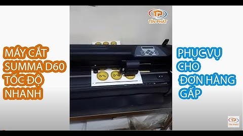 Công ty Tín Phát - inphang.com: Máy Cắt Summa D60 cắt decal cực nhanh cực chính xác