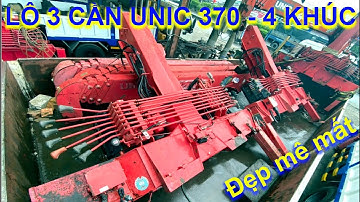 Cẩu Unic qua sử dụng ✅ Unic V370 4 khúc✅ Giao hàng toàn quốc - Hỗ trợ lắp đặt