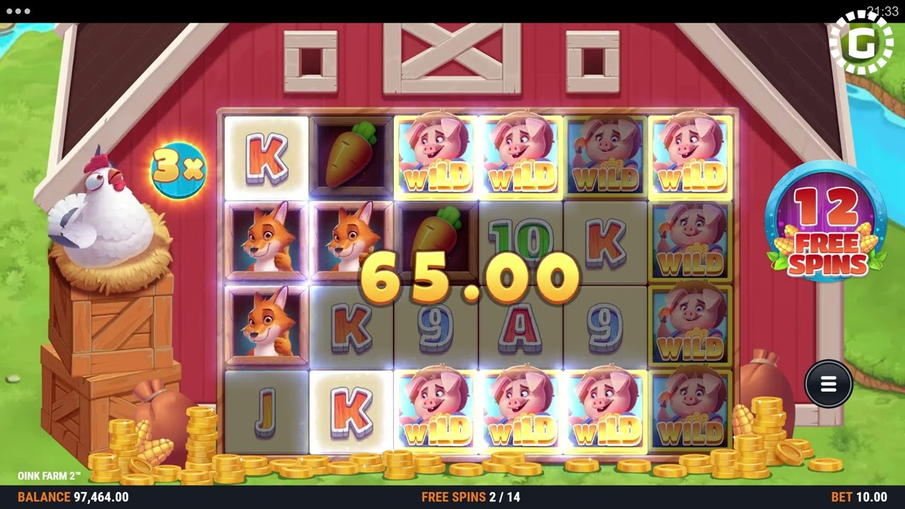 Oink Farm 2 by Foxium Slot Features | GamblerID