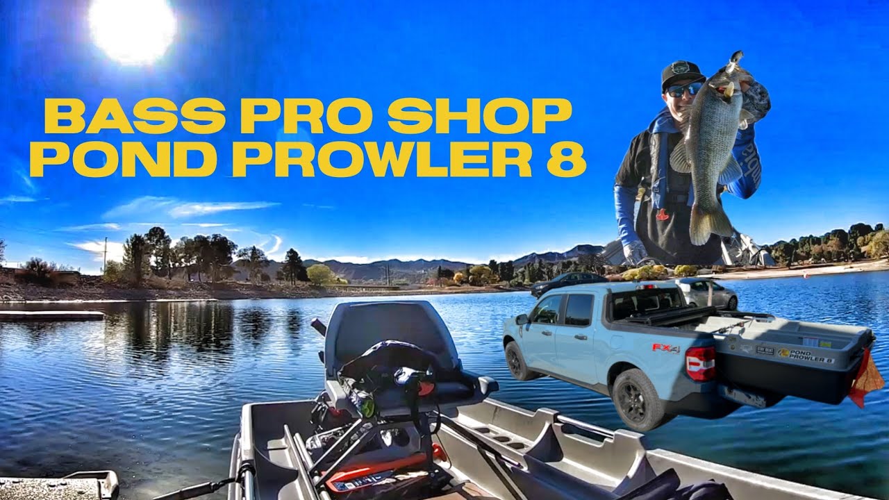 Bass Pro Shop Pond Prowler 8, Ford Maverick, Crankbait Fishing the Castaic  Lagoon 