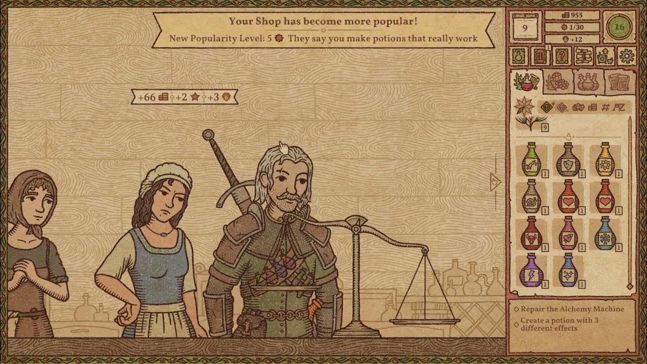 Potion Craft 2022 Episode 8, Strong Potion of Wild Growth YouTube