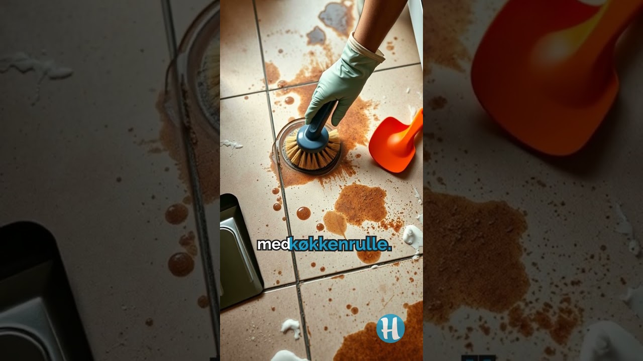 Sådan fjerner du oliepletter på fliser