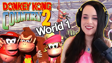 My First Time Playing Donkey Kong Country 2! - bunnytails (Let