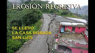 EROSIÓN REGRESIVA SAN RAFAEL SE LLEVÓ LA CASA ROSADA EN SAN LUIS Drone Mavic