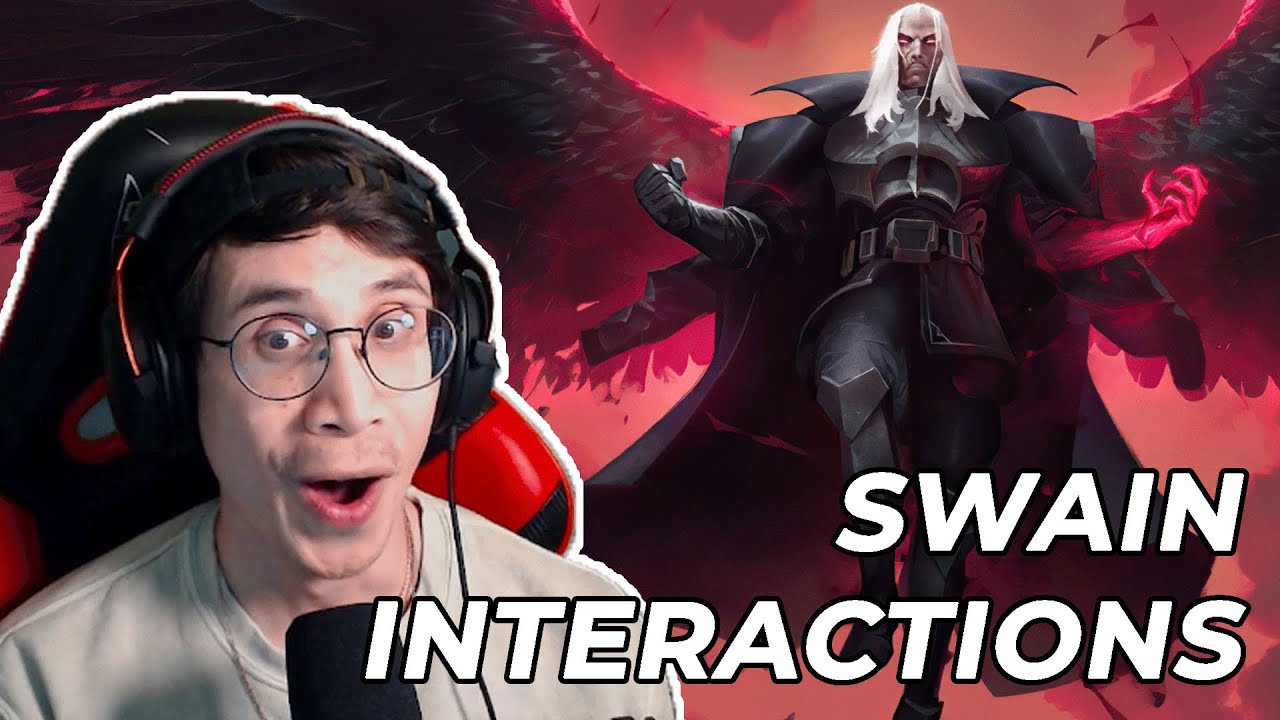 Arcane fan reacts to SWAIN Special Interactions | League of Legends