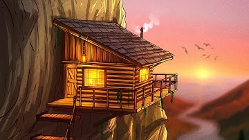 I Built a scenic cliffside canyon base in Solo Rust...