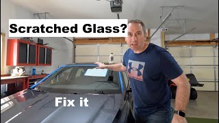 How to Remove Scratches from Glass  Renew Windshield