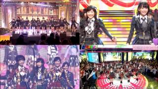 ”ＡＫＢ４８”♬”希望的リフレイン”【４映像】×２