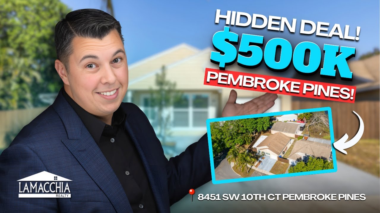 Inside a STUNNING $500K Home in Pembroke Pines (LOW HOA!) | Moving to South Florida