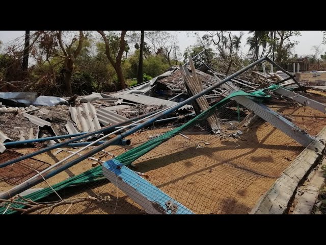 5000 capacity Poultry Farm Completely destoryed by Cyclone FANI