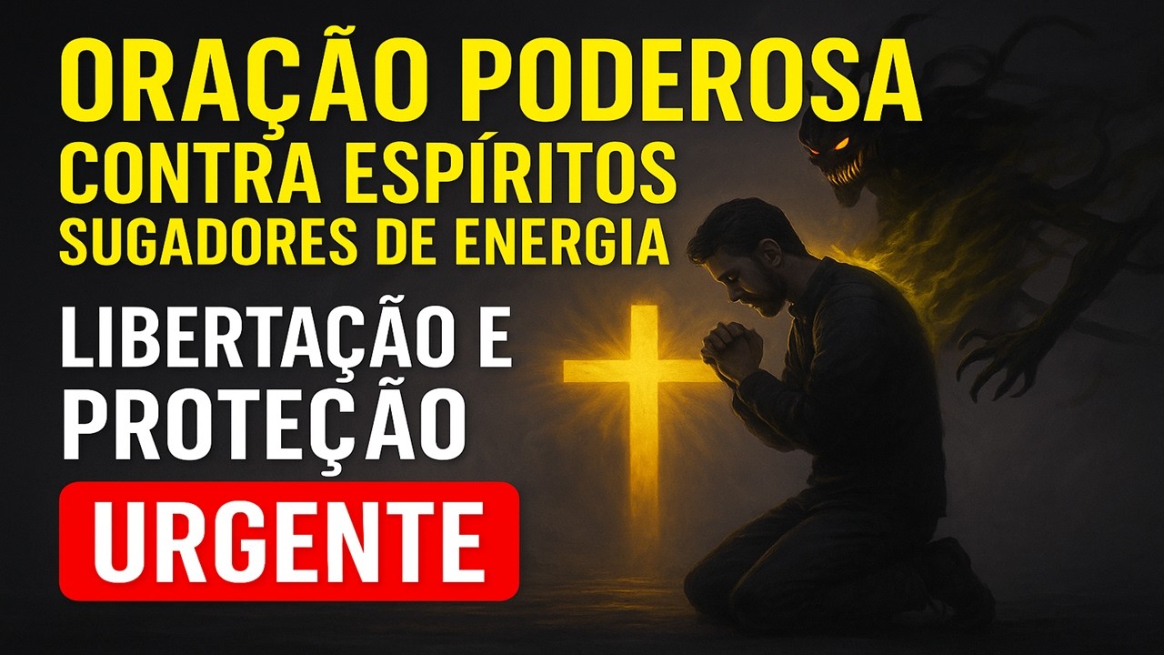 Oração Poderosa Contra Espíritos Sugadores de Energia | Libertação e Proteção Urgente