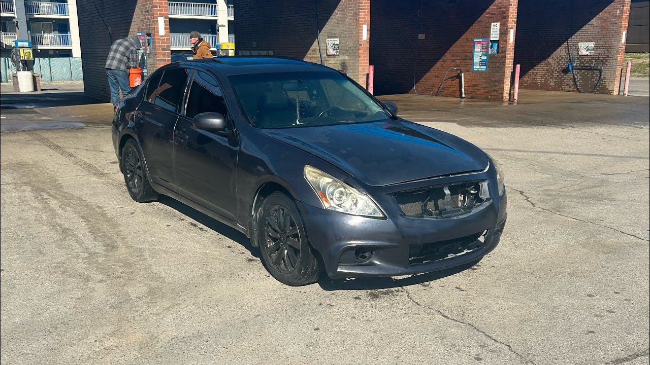 D.I.Y painting my g37 sedan front bumper 