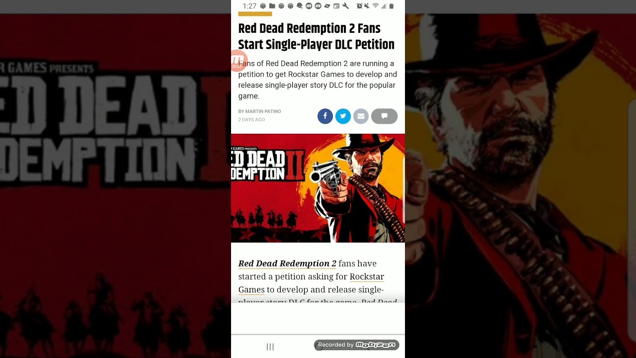 Red Dead Redemption 2 Start Single-Player DLC Petition - YouTube