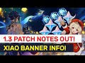 Official 1.3 Patch Notes! FREE Gems & Wishes! NEW 1.3 Xiao & Keqing Banner Details! | Genshin Impact